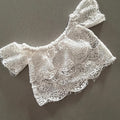 Baby Girl 9-12 months White Lace Off the Shoulder Summer Top (60 15)