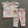 Baby Girl 0-3 months Mini Cuddles Short Sleeve Summer Outfit Flowers (46 11)