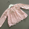 Baby Girl 6-9 months Zara Pink Long Sleeve Tunic With Bow (59 25)