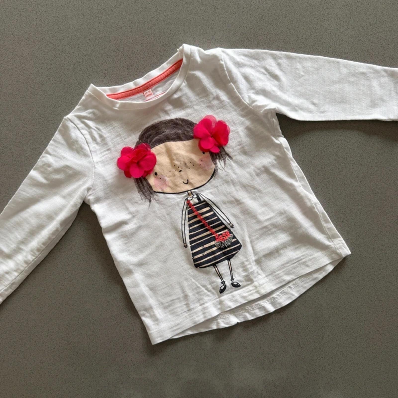 Baby Girl 12-18 months Blue Zoo Girl Sequin Embellished T-shirt (27 24)
