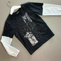 Boy age 5-6 New York Trouble Maker Black Long Sleeve T-shirt George (35 15)