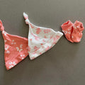 Baby Girl One Size George Two Floral Knotted Hats 1 Pair  Scratch Mitts (20 22)