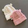 Baby Girl 6-12 months George Set 2 Knitted Hats with Ears (58 07)