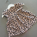 Baby Girl 0-3 months Marks and Spencer Beige Animal Print Dress (15 29)