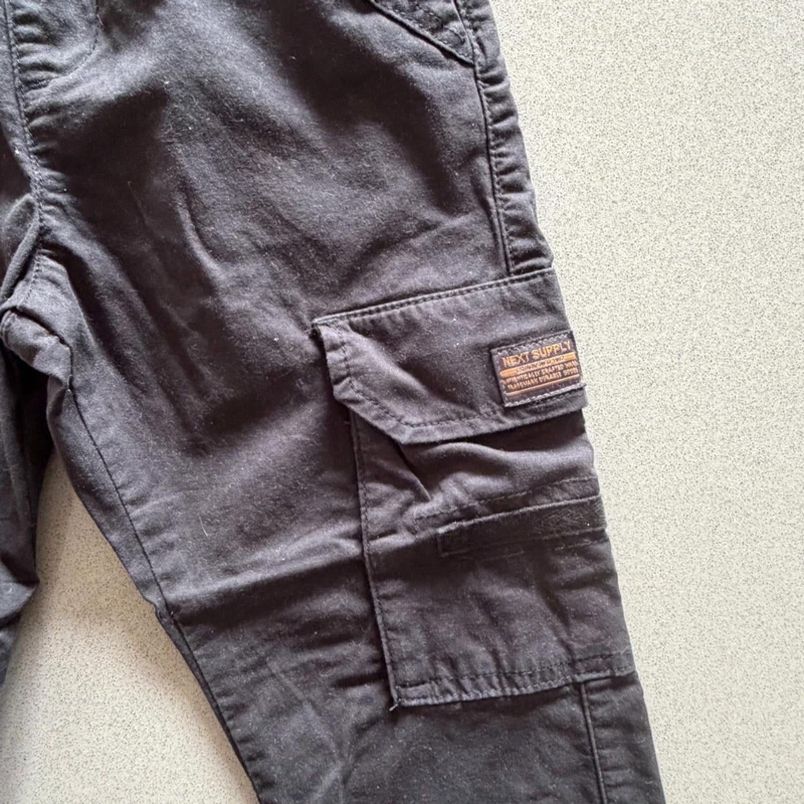 Boy age 6 years Next Black Combat Cargo Trousers (37 03)