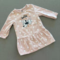 Baby Girl 6-9 months Disney Baby Pink Spotty Daisy & Minnie  Dress (18 12)