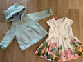Baby Girl 3-6 months Ted Baker Smart Formal Occasion Dress & Jacket Outfit