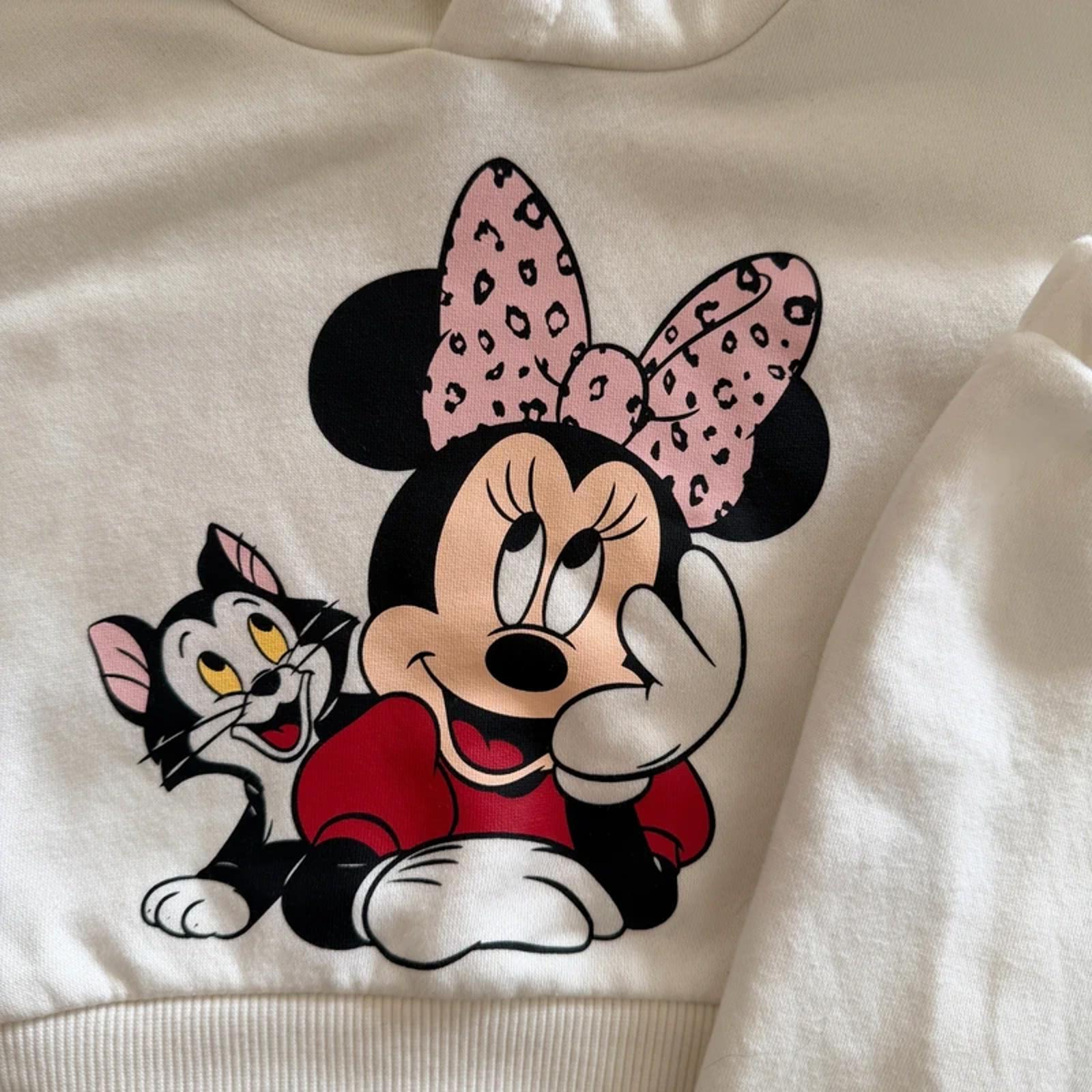 Baby Girl 6-9 months Disney Primark White 2 Piece Minnie Mouse Outfit (42 19)