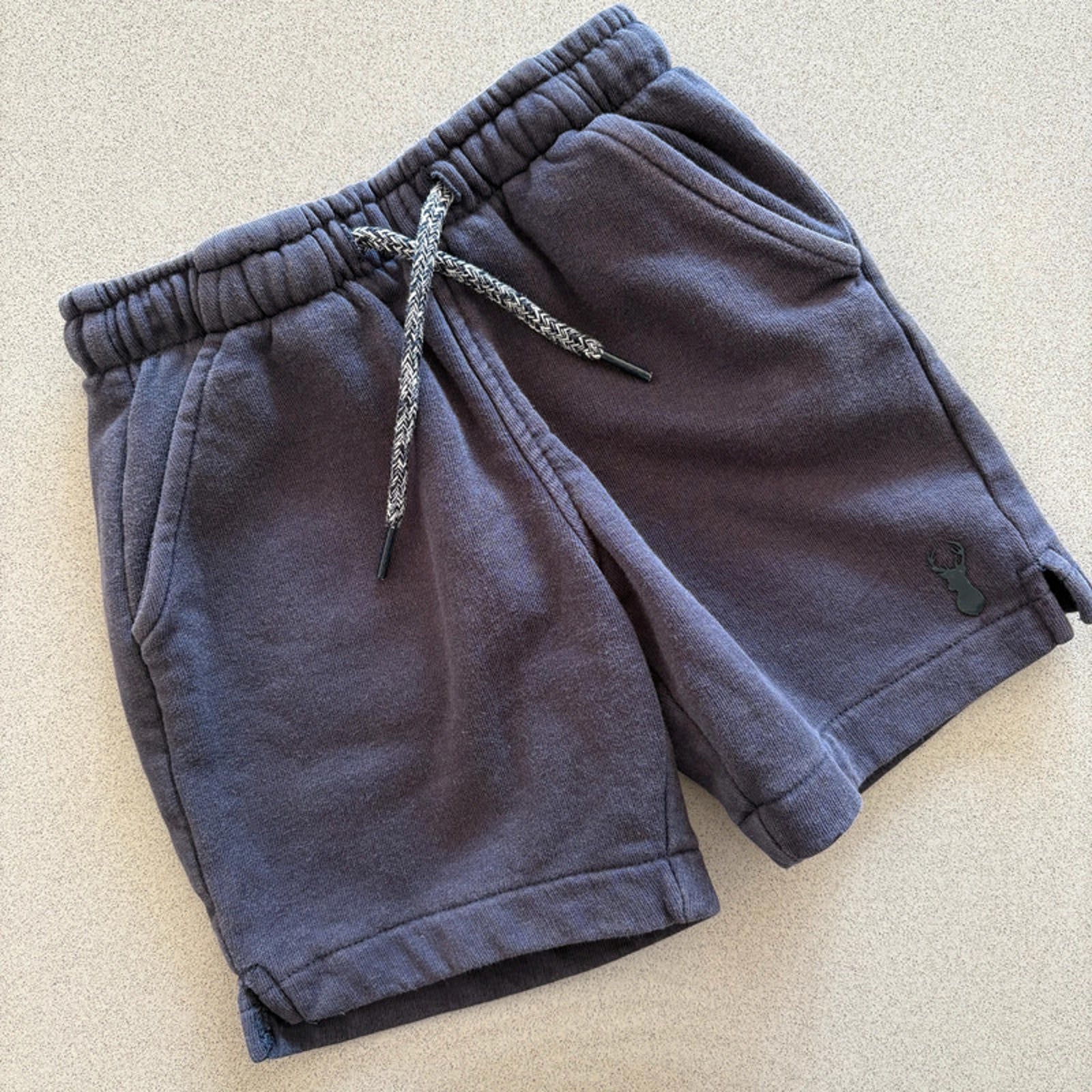 Young Boy age 4 years Next Thick Jersey Elasticated Shorts Navy (33 05)