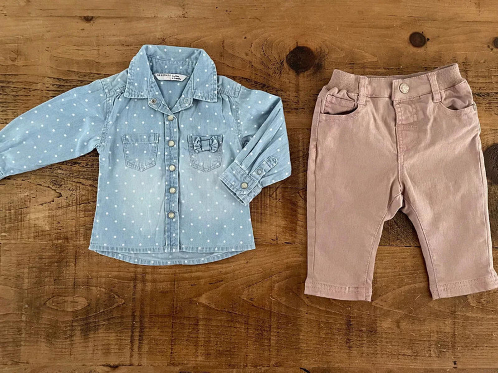 Baby Girl 0-3 months Bundle Tops Bottoms M&S Next Reserved Nutmeg (39 16)
