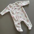 Baby Girl 3-6 months Next White Fairy Mouse Fleece Faux Fur All in One (49 01)