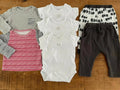 Baby Boy 3-6 months Mamas & Papas Bundle Trousers Tops Bodysuits (34 29)