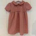 Baby Girl 12-18 months TU Pink Collared Textured Short Sleeve Dress (21 05)