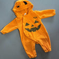 Baby Boy Girl unisex 6-9 months Shein Fleece Halloween Romper Orange (25 14)