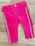 Baby Girl 3-6 months Lily & Jack Pink Trousers with Adjustable Waist (26 01)