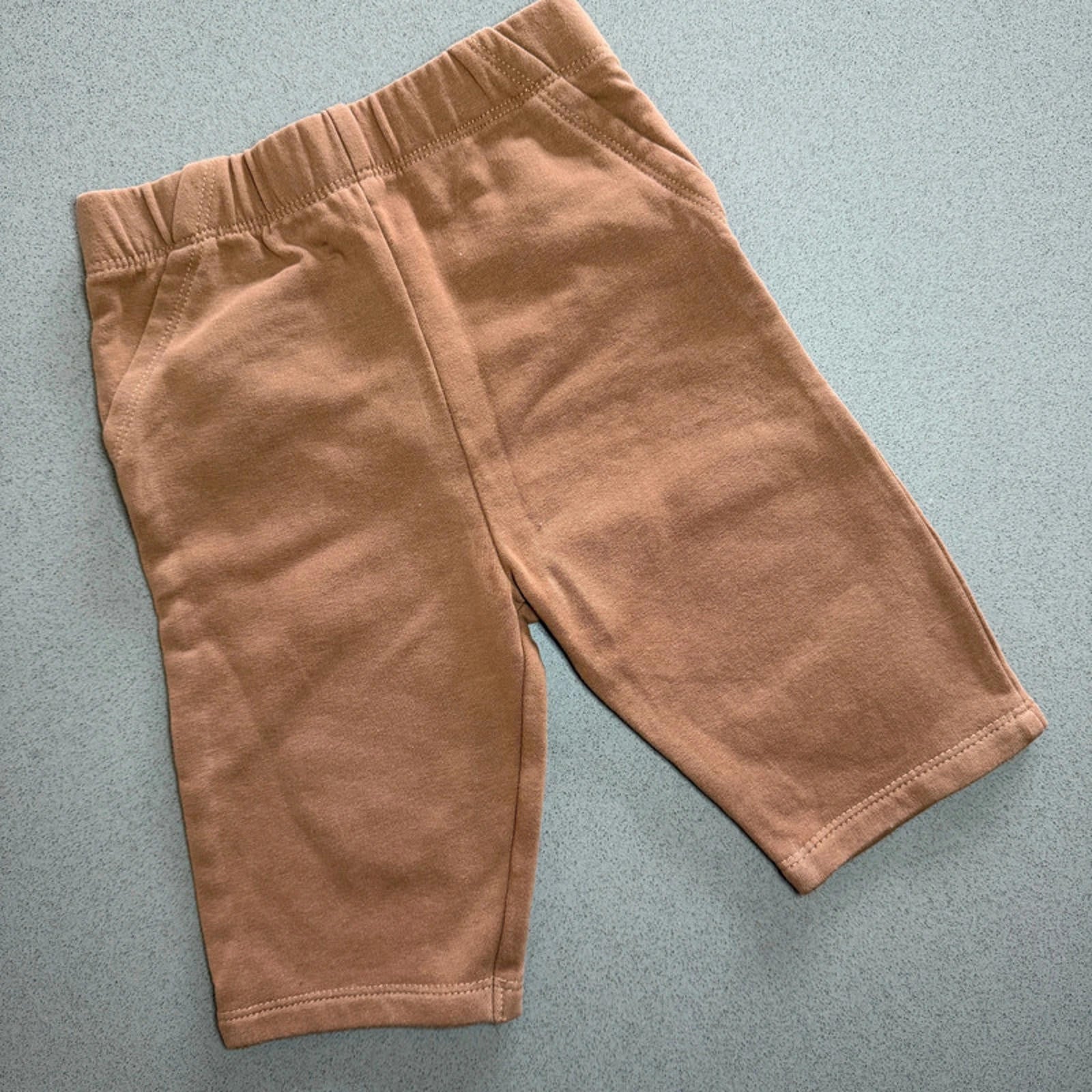Baby Boy 3-6 months Next Brown Elasticated Jersey Trousers (55 07)