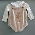Baby Girl 0-3 months Disney Bambi 2 Piece Knitted Romper Set BNWT(58 18)