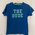 Young Boy 5-6 years Max Blue Short Sleeve T-Shirt The Dude 100% cotton (22 05)