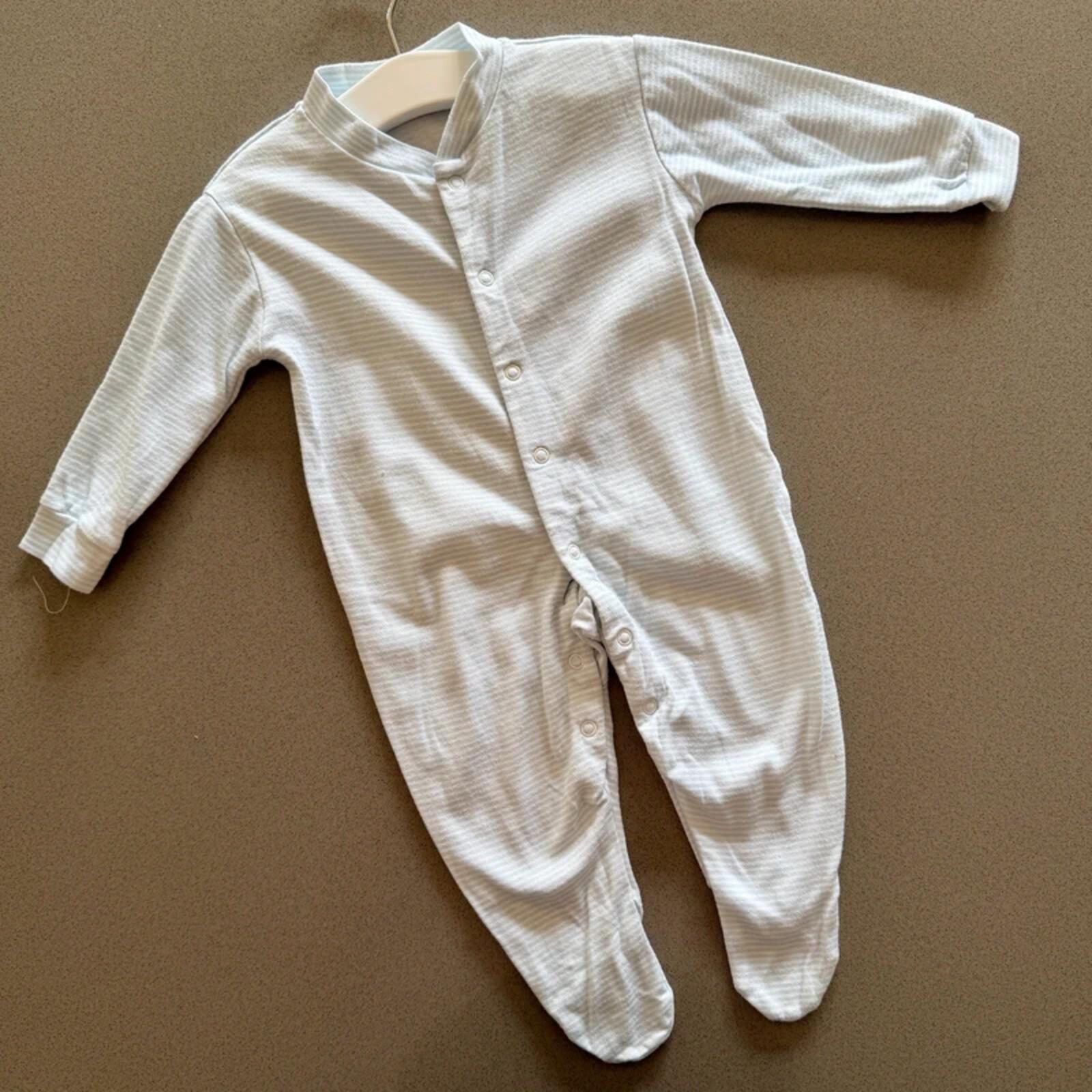 Baby Boy Girl 3-6 months Baban White Sleepsuit Babygrow (30 33)