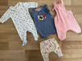 Baby Girl 1 month 4.5kg NEXT bundle Dungarees Romper Leggings Babygrow (31 06)