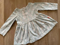 Baby Girl 3-6 months HEMA Organic Cotton Leaf Long sleeve Dress (24 09)