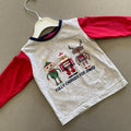 Baby Boy 9-12 months Fully Charged For Christmas Long Sleeve T-shirt (19 18)