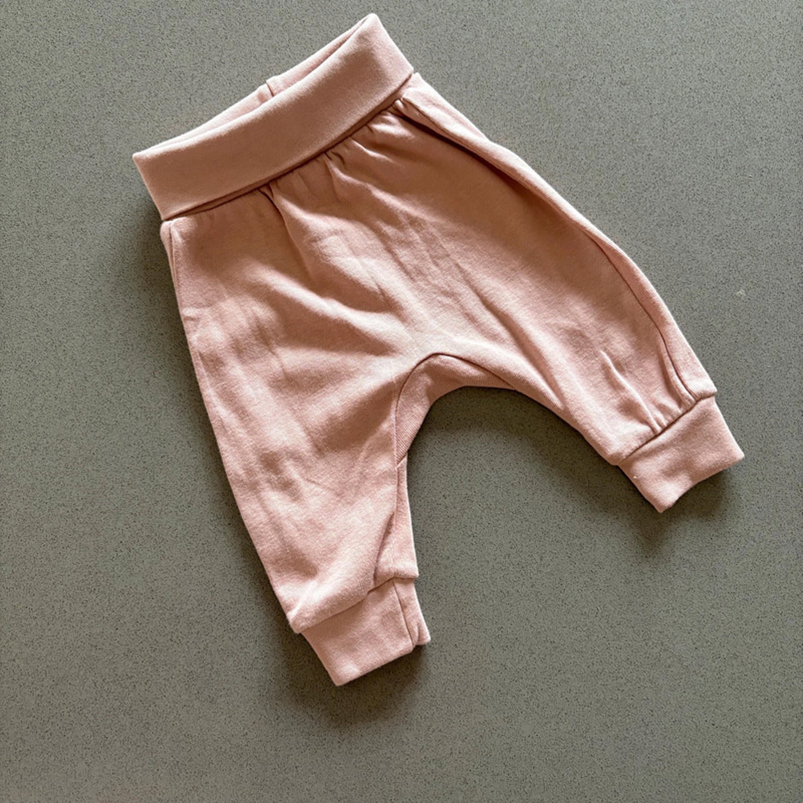 Baby Girl 1-2 months H&M Light Pink Organic Cotton Leggings (20 16)