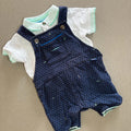 Baby Boy 3-6 months Ted Baker Blue Dungaree Set (21 14)