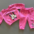 Baby Girl 6-9 months Disney Primark Pink 2 Piece Minnie Mouse  Outfit (52 14)