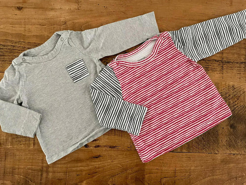 Baby Boy 3-6 months Mamas & Papas Bundle Trousers Tops Bodysuits (34 29)