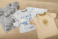 Baby Boy 0-3 months George 2 Short & 1 Long Sleeve T-Shirts Whales Bears (40 33)