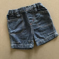 Baby Boy 0-3 months M&Co Blue Denim Shorts with elasticated waist (35 30)