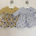 Baby Girl 1 month 4.5 kg Next Set 2 Long Sleeve Floral Dresses (18 11)