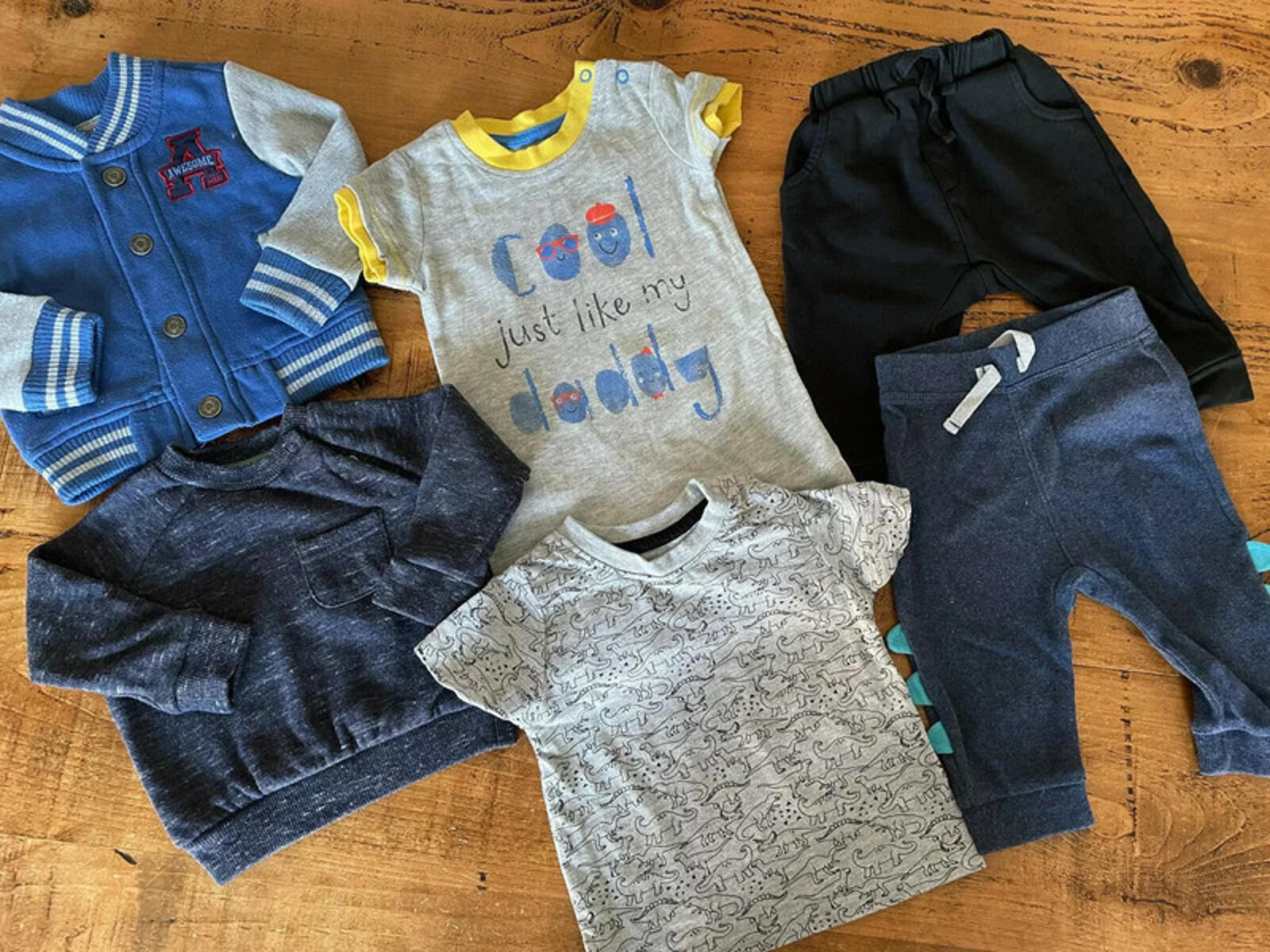 Baby boy 3-6 months Bundle of Tops & Bottoms Jacket F&F Primark George  (27 14)