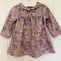 Baby Girl 3-6 months TU Lilac Floral Long Sleeve Dress (40 01)
