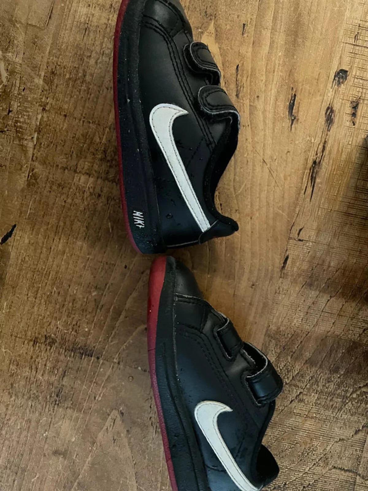 Young Boy UK 6 Nike Main Draw TDV Sport Flash Plus Black Trainers (44 34)