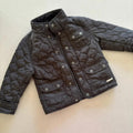 Young Boy 5-6 years Firetrap Black Quilted Jacket Coat with Pockets
