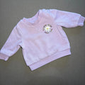 Baby Girl 0-3 months Primark Lilac Round Neck Sweatshirt Happiness (51 05)