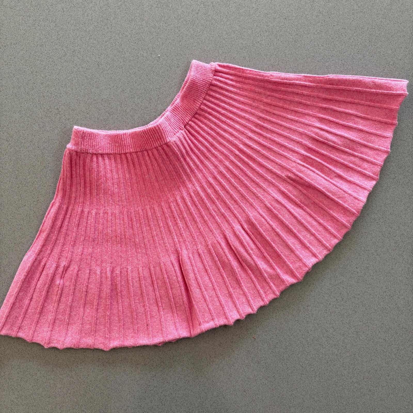 Baby Girl 12-18 months TU Pink Knitted Pleated Skirt (24 18)