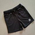 Boy age 7-8 years River Island Thick Black Jersey Shorts Elasticated (26 23)