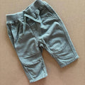 Baby Boy 0-3 months George Teal  Cotton Twill Trousers Comfort Fit Waist (16 08)