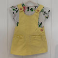 Baby Girl 6-9 months Ted Baker Yellow Pinafore Dress Set (28 27)