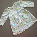 Baby Girl 3-6 months Blue Zoo Blue Floral Long Sleeve Dress (59 28)