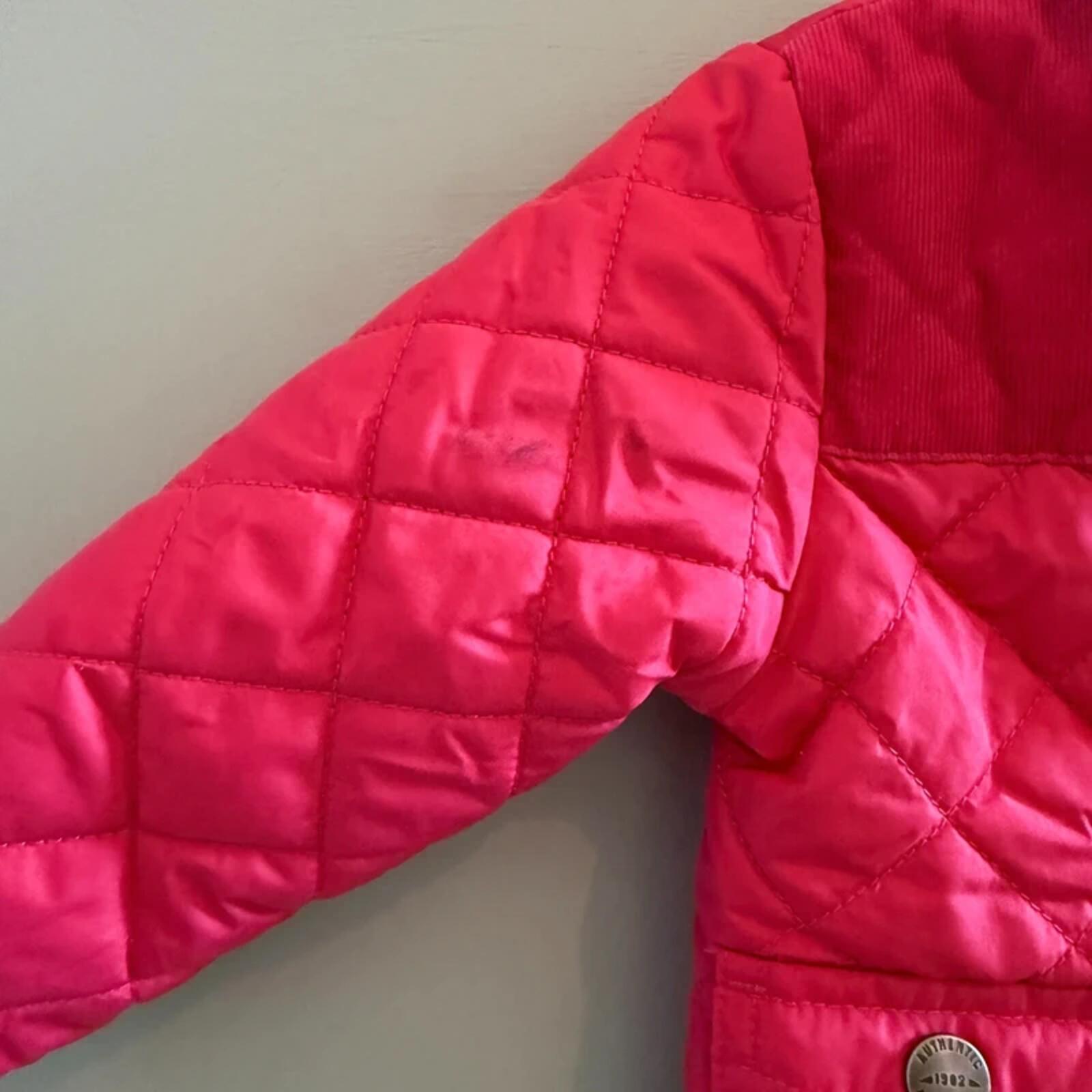 Baby Girl 9-12 months Next Pink Quilted Collared Jacket Coat (32 05)