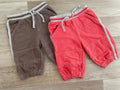 Baby Boy 3-6 months TU Set f 2 Pairs of Trousers Comfort Fit Waist   (15 33)