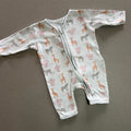 Baby Boy 0-3 months Fixoni Organic Cotton Zip Up Romper (38 22)
