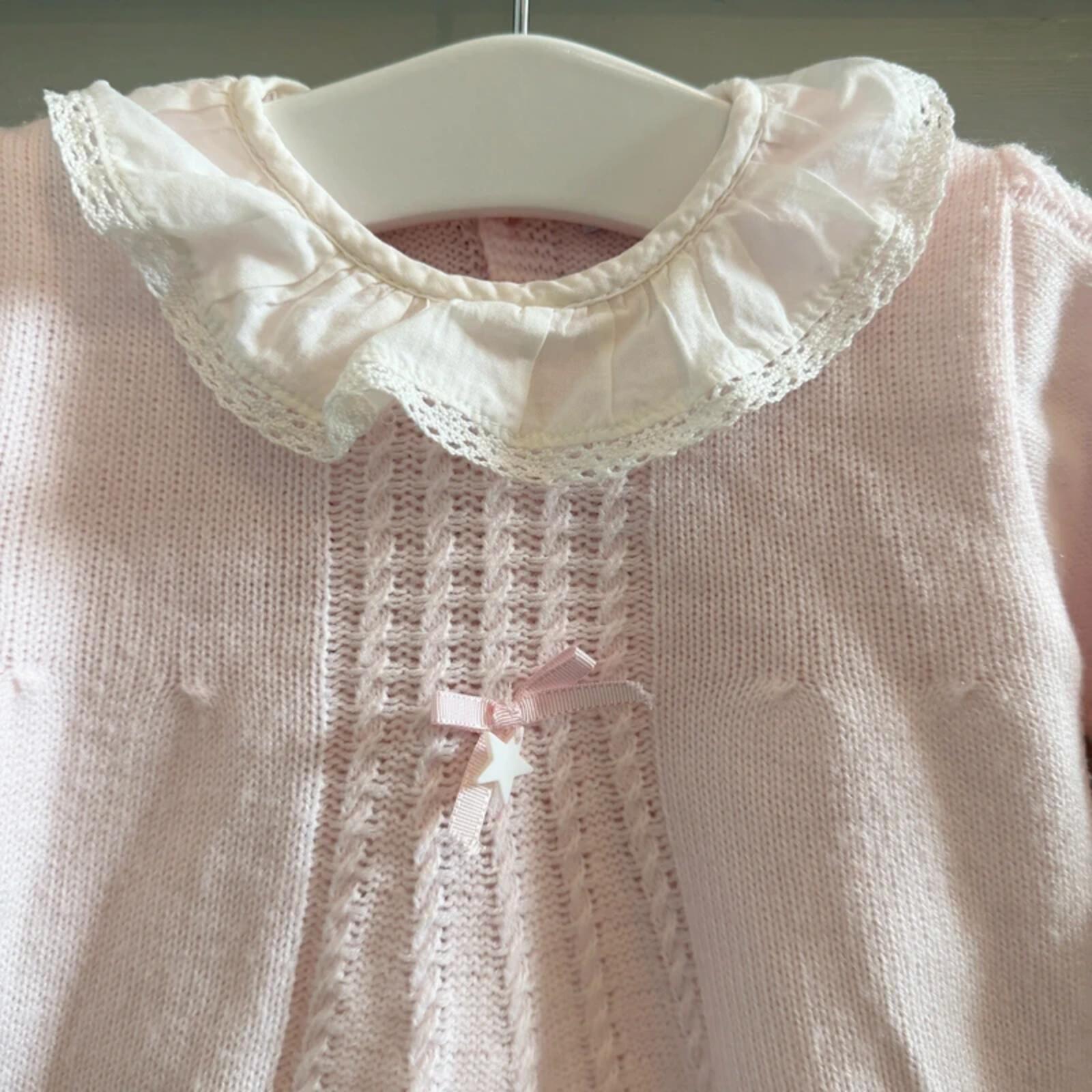 Baby Girl 0-3 months Mac Illusion Pink Knitted Tunic Spanish (34 09)