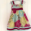Baby Girl 12-18 months Marks and Spencer Autograph Floral Smart Summer Dress (55 08)