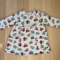 Baby Girl 6-9 months Disney Grey Thick Daisy and Minnie Long Sleeve Dress (5115)