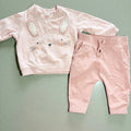 Baby Girl 3-6 months Next Pink Bunny 2 Piece Outfit (17 34)